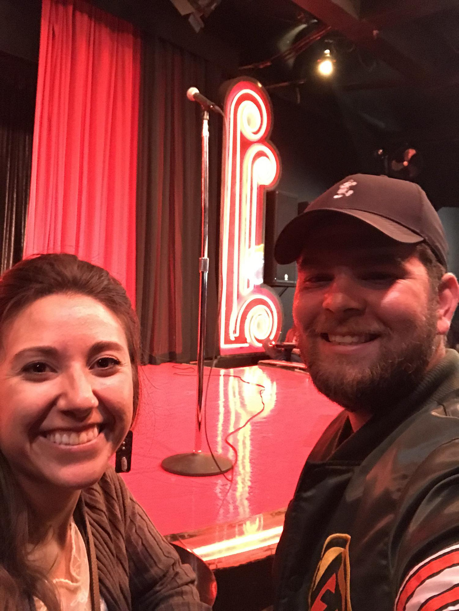 Front row at the Comedy Club!