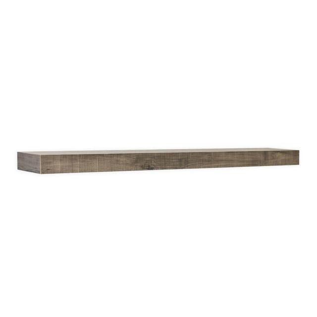 Wall Solutions Gallery 36-Inch Wooden Ledge in Rustic Walnut