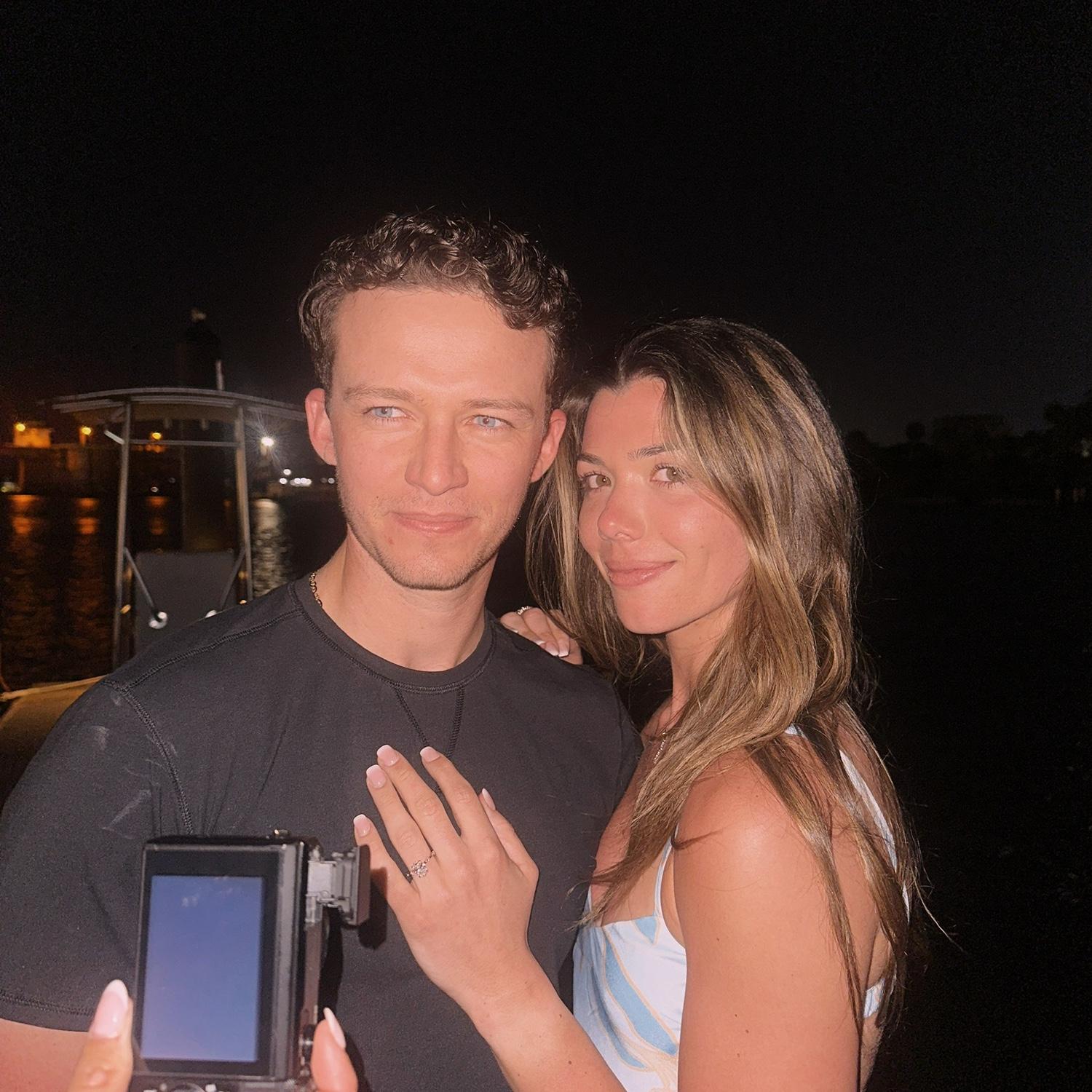 Right after we got engaged !