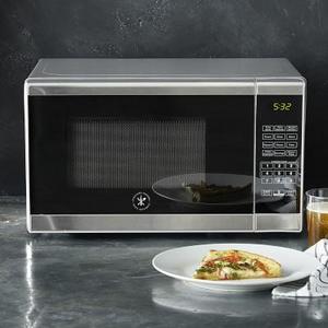 Williams Sonoma Open Kitchen Stainless-Steel Microwave