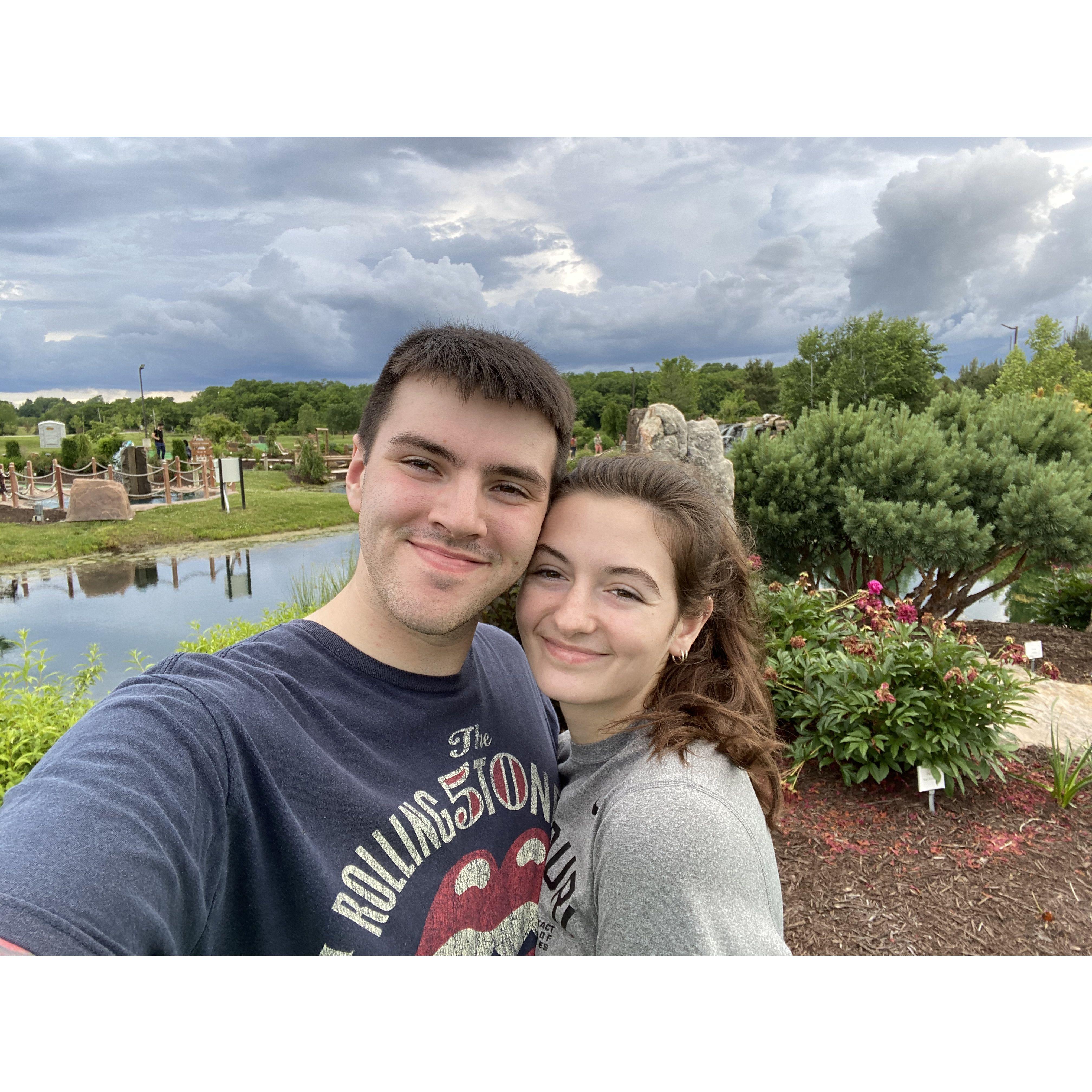 More mini golfing