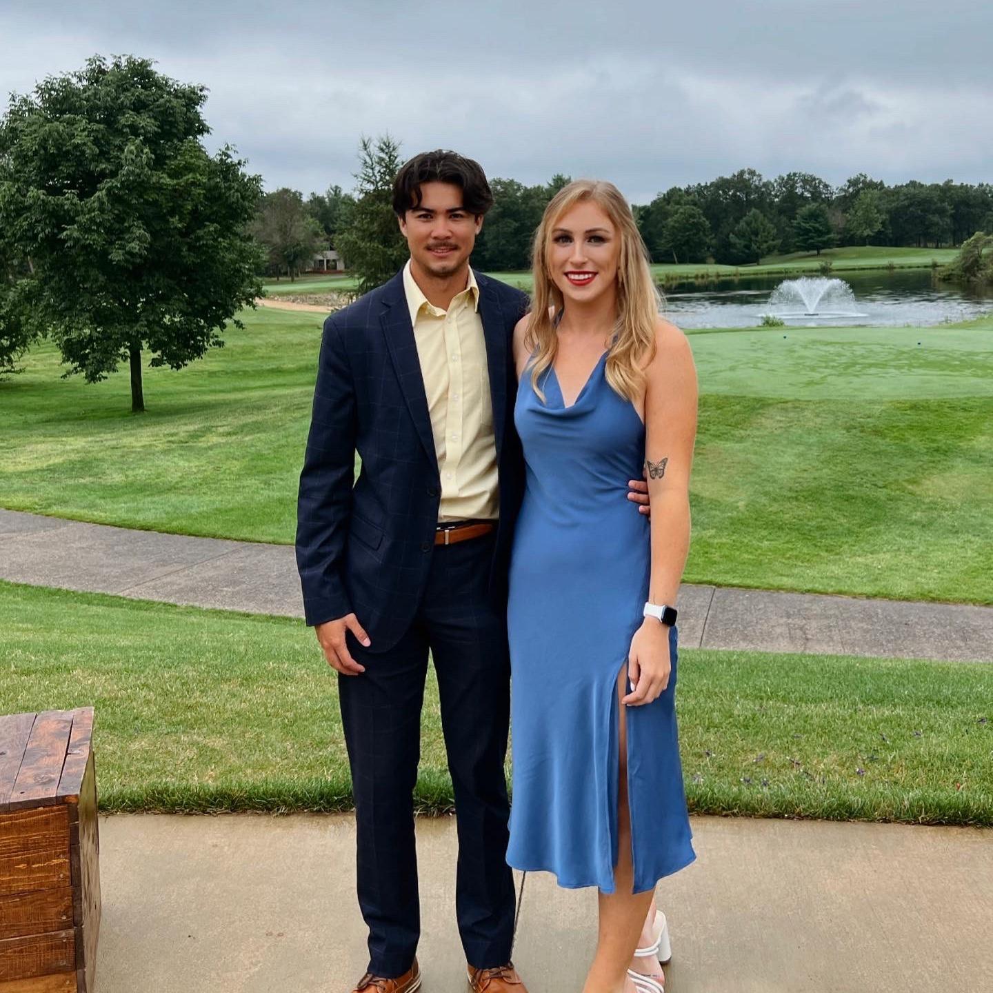 I took Calvin to my brother Cuyler's wedding and he got to meet my family for the first time!