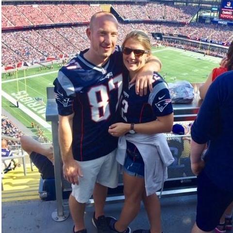 First Patriots Game together - Max's 25th Birthday