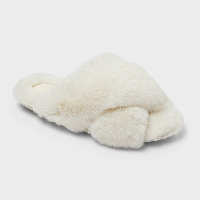 Women's Paris X-Band Scuff Slippers - Auden™ Ivory S