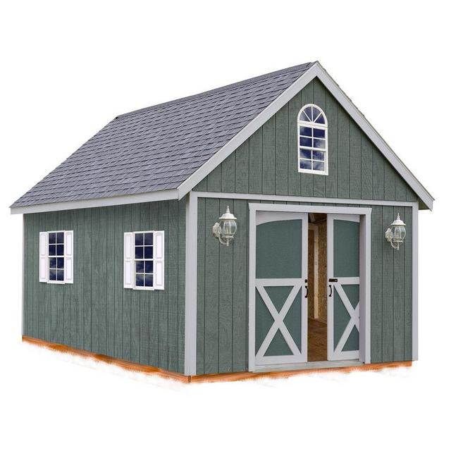Storage shed for our backyard, 12x24