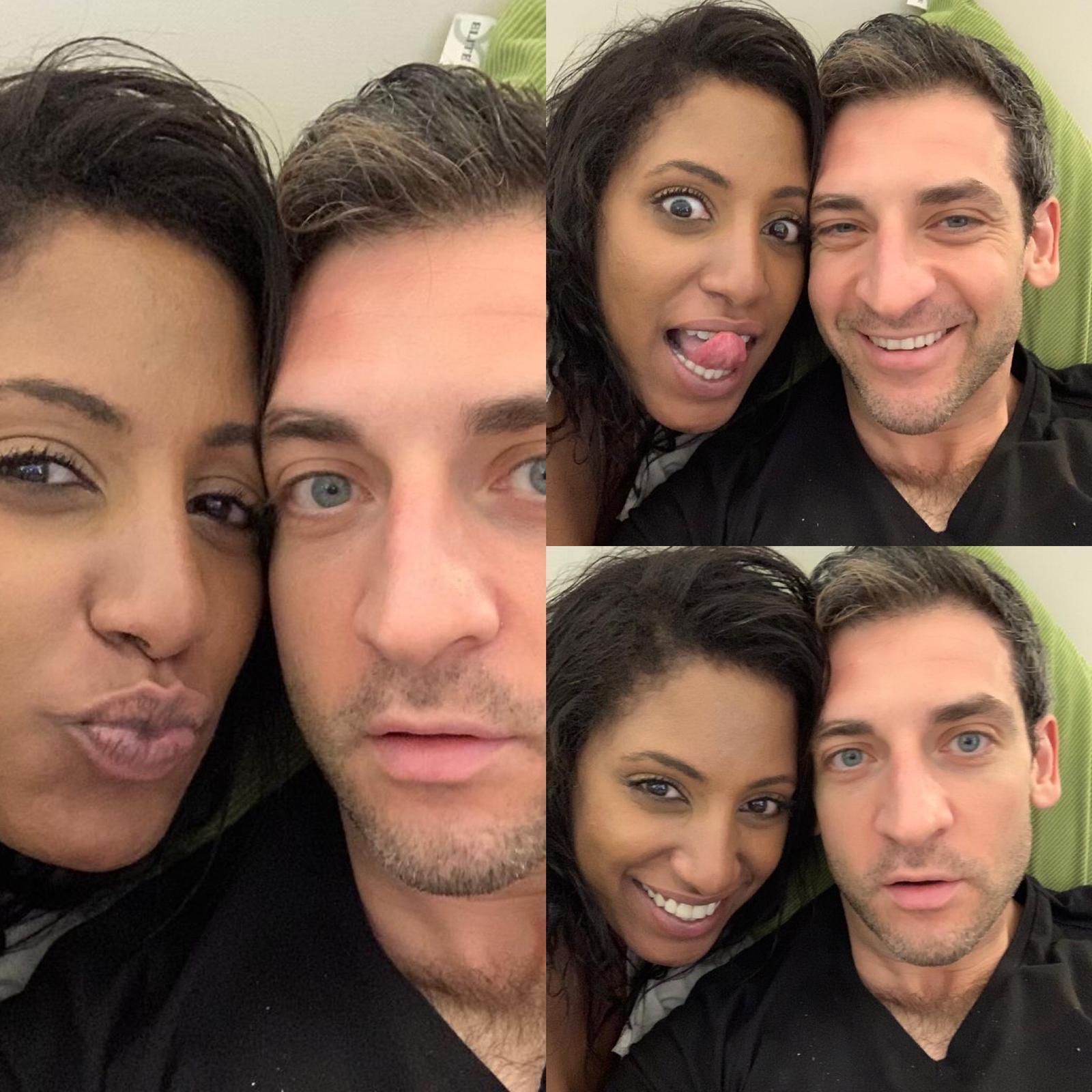 Getting goofy in the photo booth :)