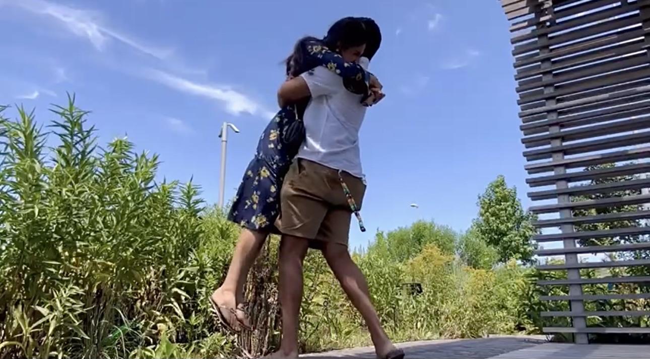 She said 'Of course!'