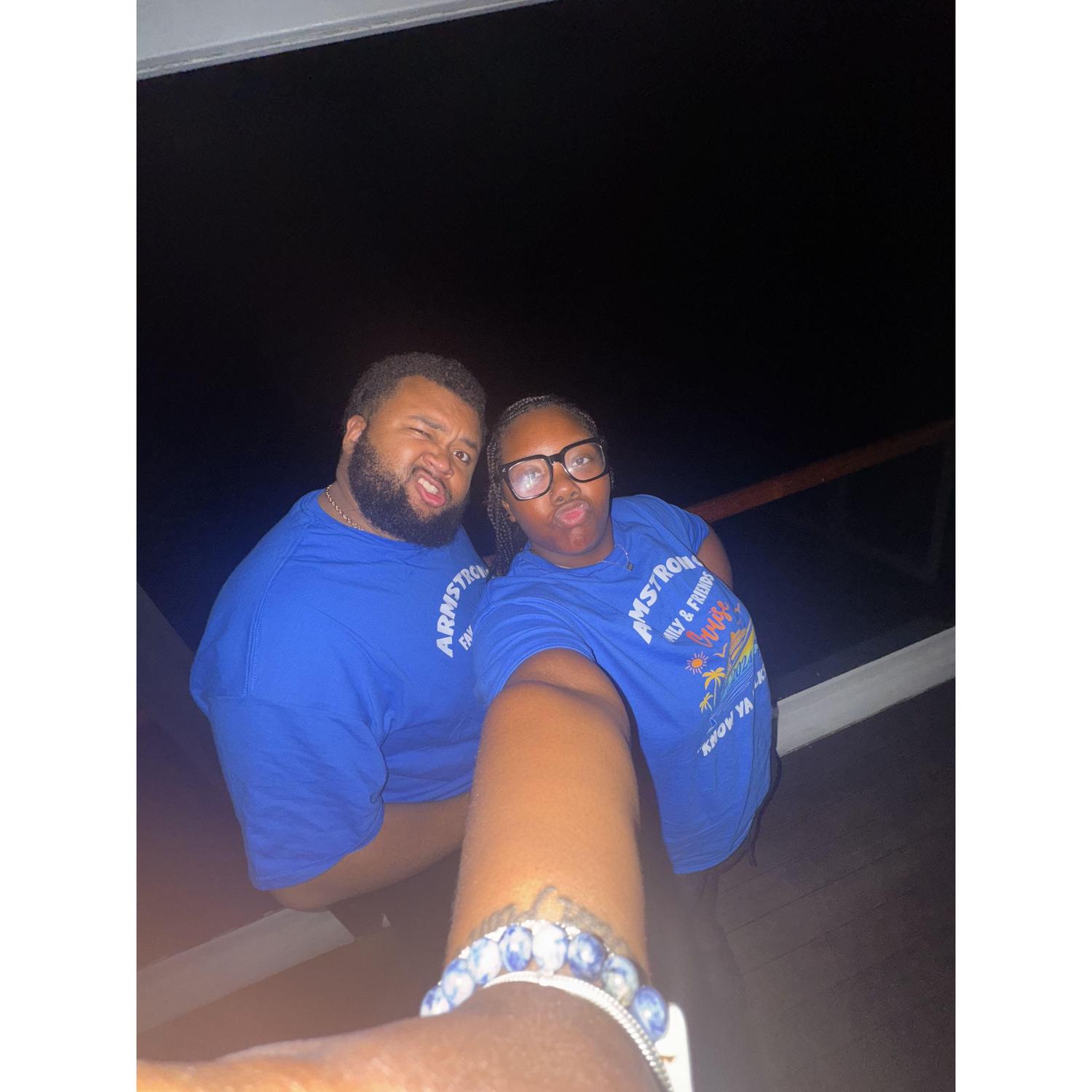 Our first cruise.