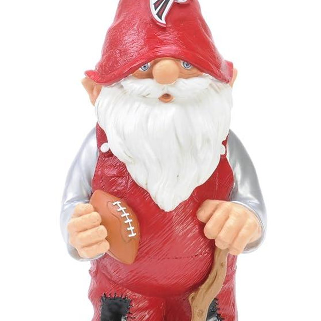 NFL Resin 11.5" Team Logo Outdoor Garden Statue Gnome