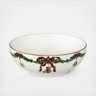 Star Fluted Christmas Bowl