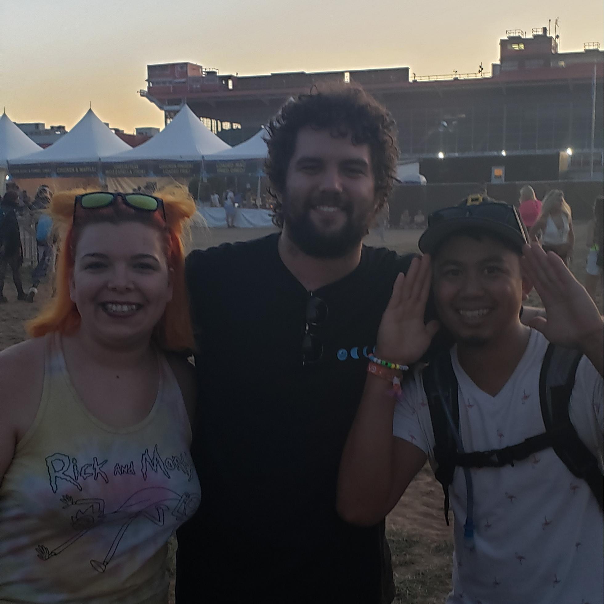 Meeting one of our favorite artist at Moonrise Festival. Baltimore, Maryland. August 2019