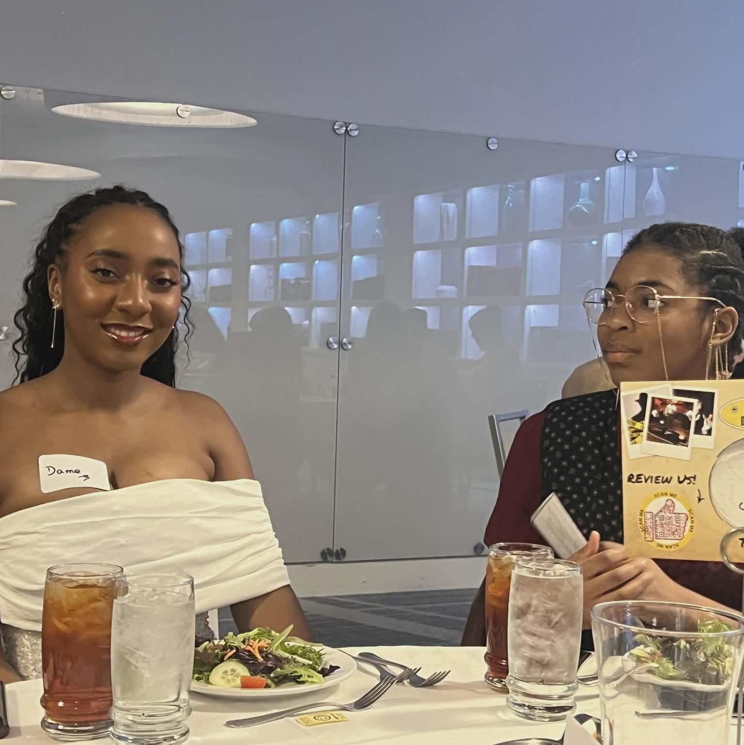 Shana as Dame and Arianna as Rhetoric - Murder Mystery (Bachelorette 2026)