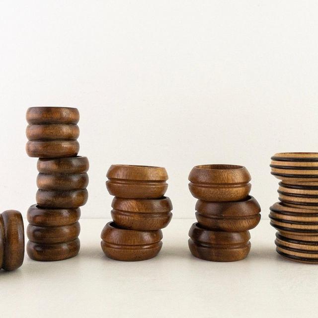 Vintage Wood Napkin Rings