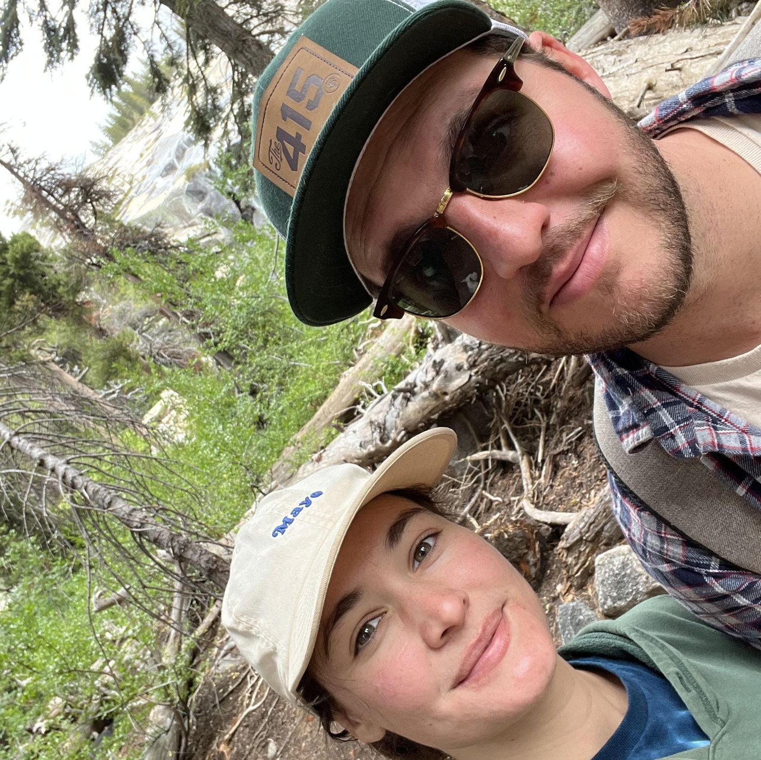 Hiking at our favorite campground