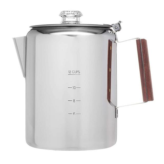 Coletti"Bozeman" Percolator Coffee Pot - 12 CUP Camping Coffee Pot | Coffee Percolator