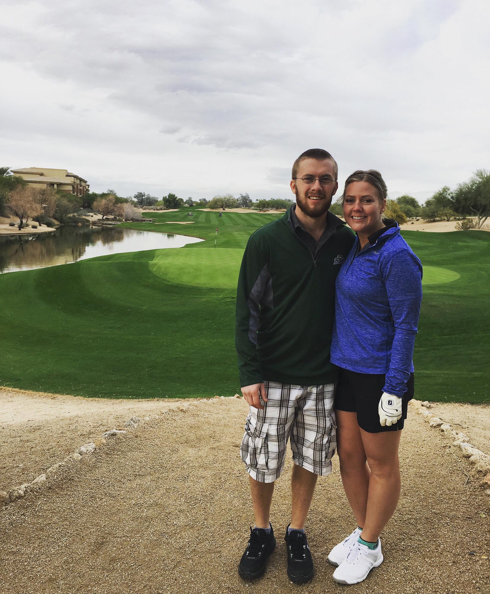 Golfing in AZ