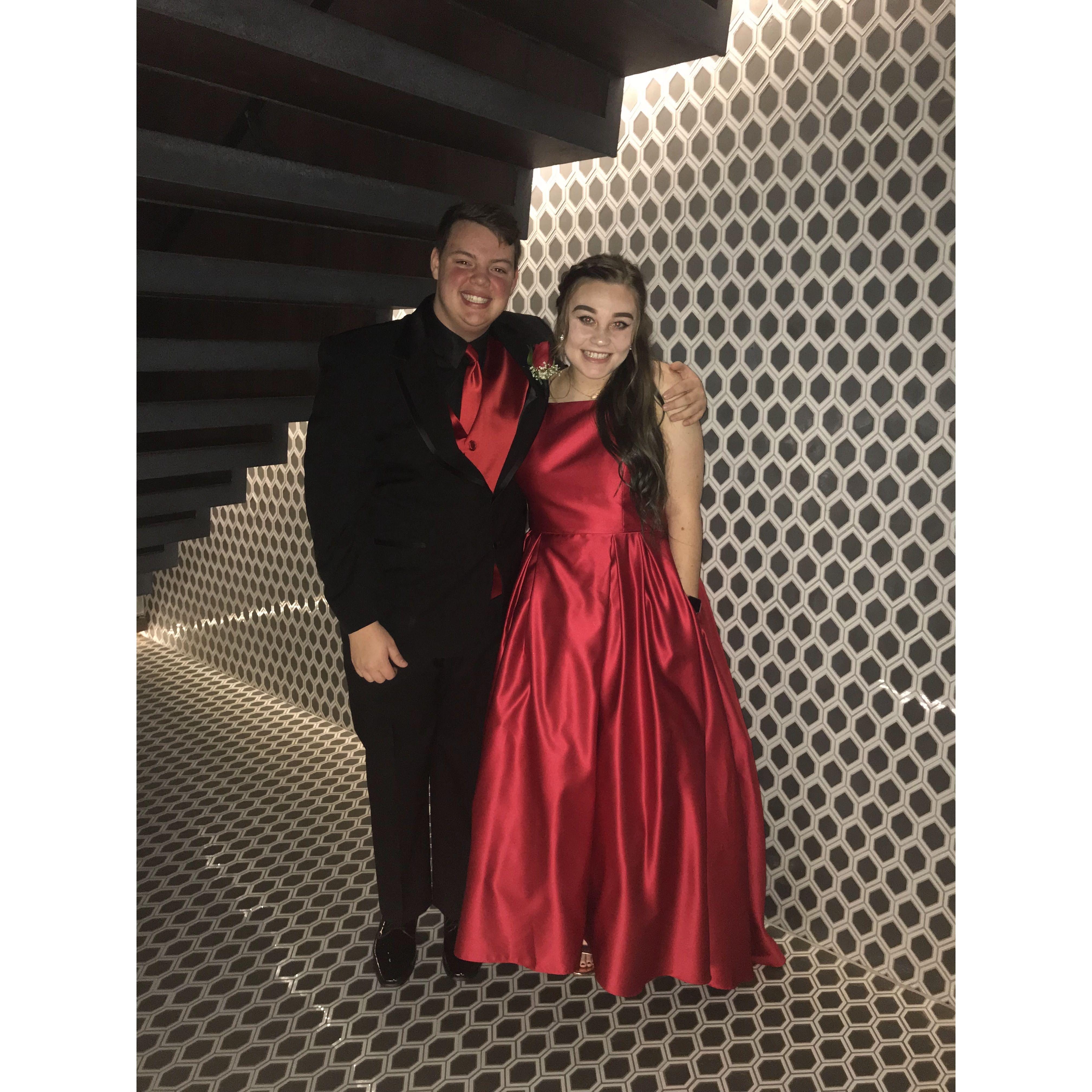 Prom night 2018! Our first real date.
