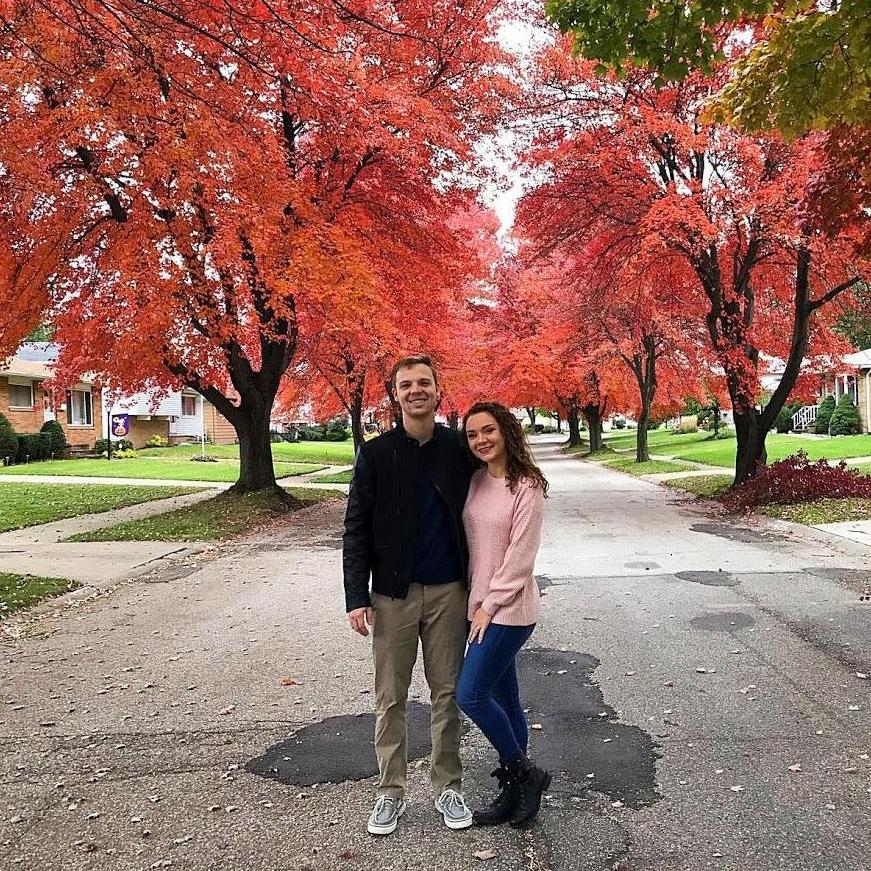 Loving the fall foliage in Cleveland!