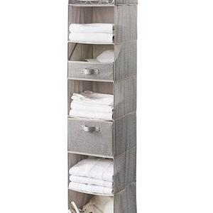 Harmony Twill 6-Shelf Closet Organizer