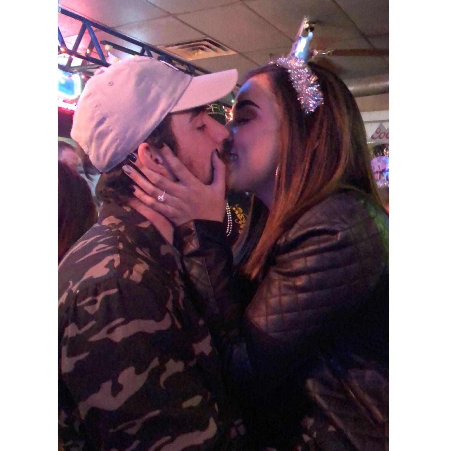 New years kiss 4 years in row!!