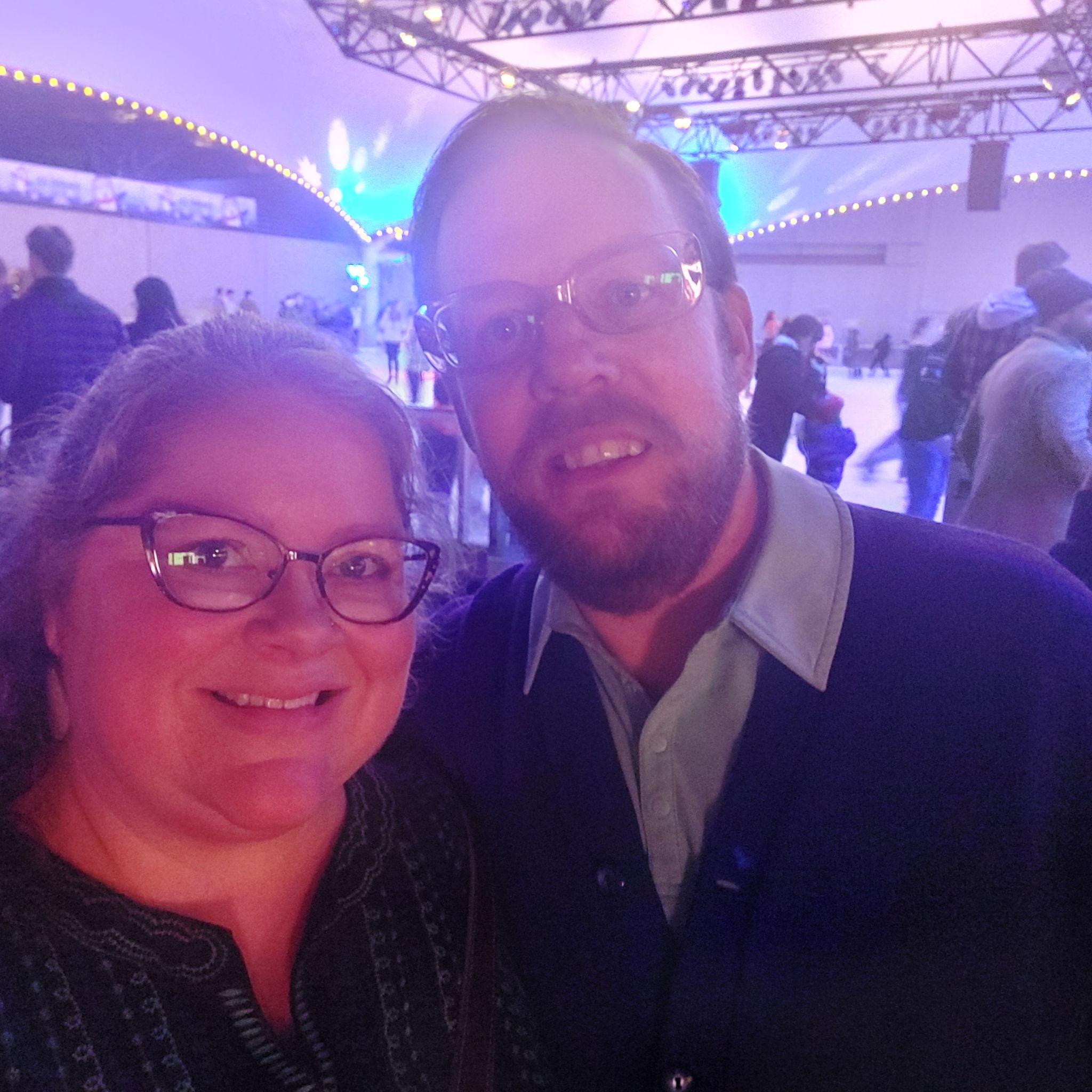 First photo together after ice skating!