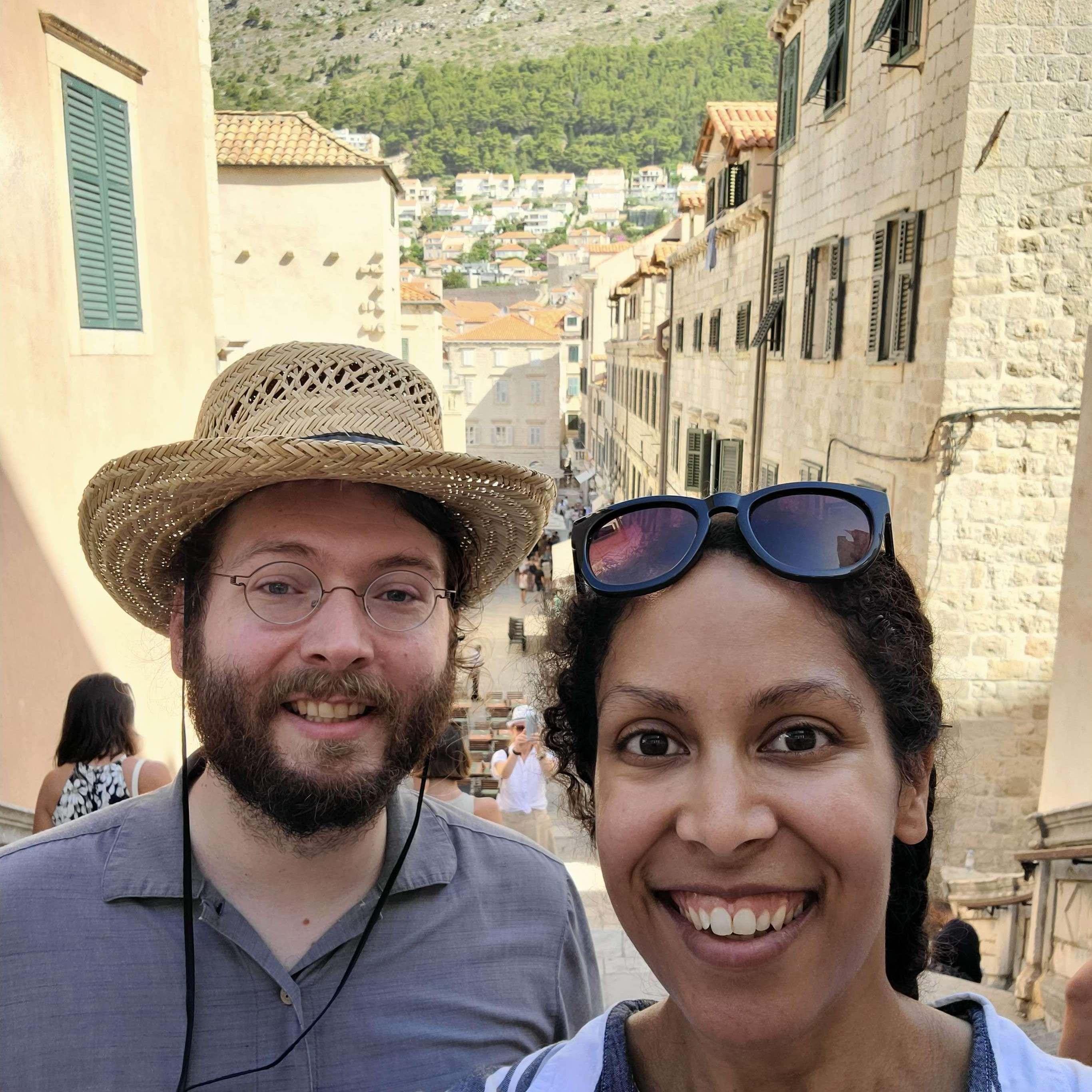 Another day in (very) sunny Croatia! This was on our tour of the Old City of Dubrovnik.