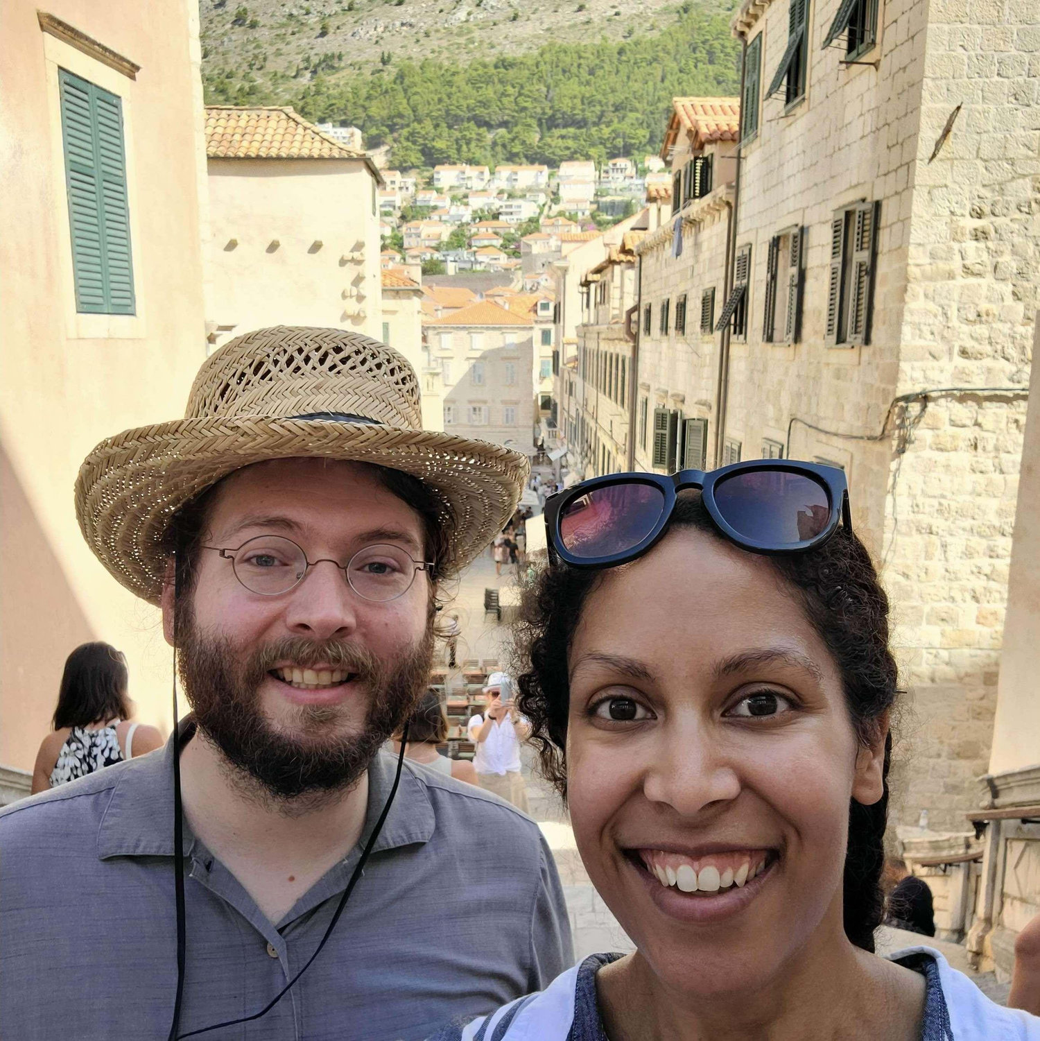 Another day in (very) sunny Croatia! This was on our tour of the Old City of Dubrovnik.