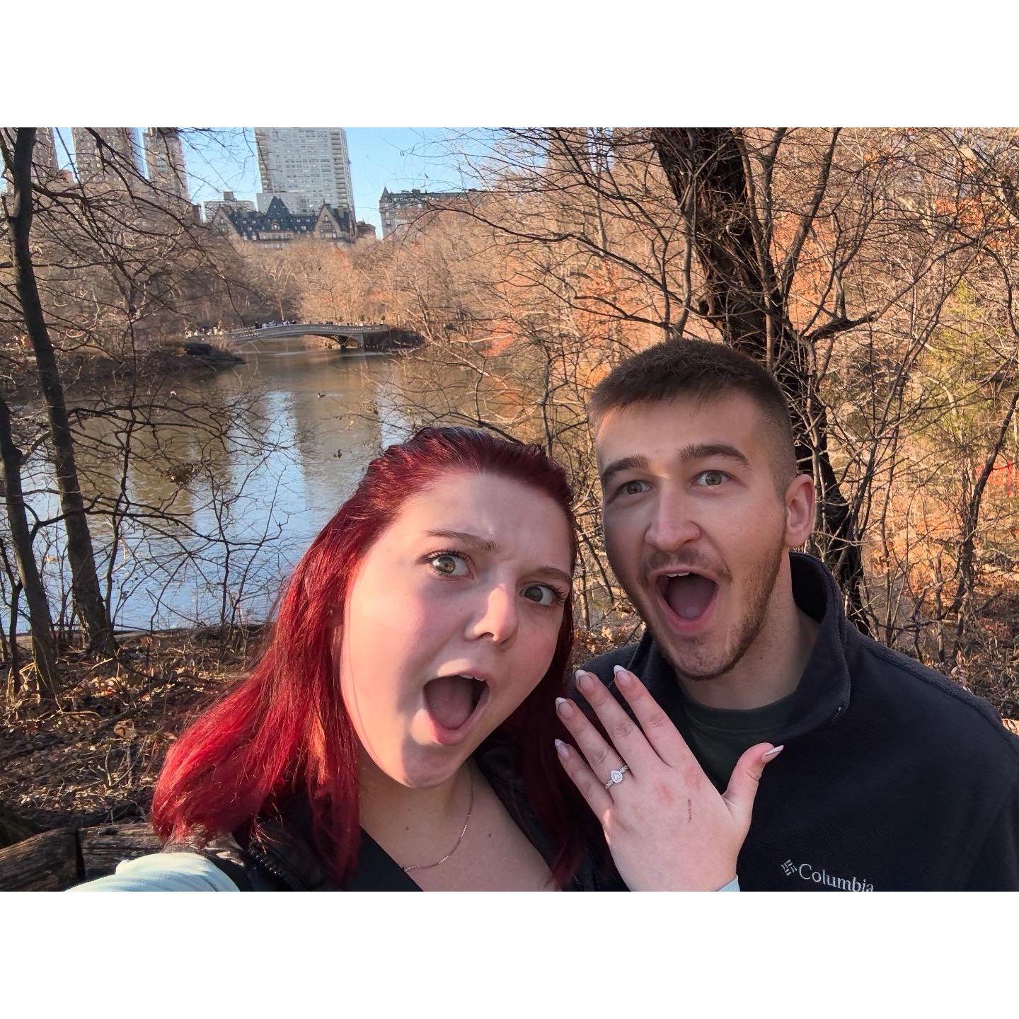 We were super happy!
