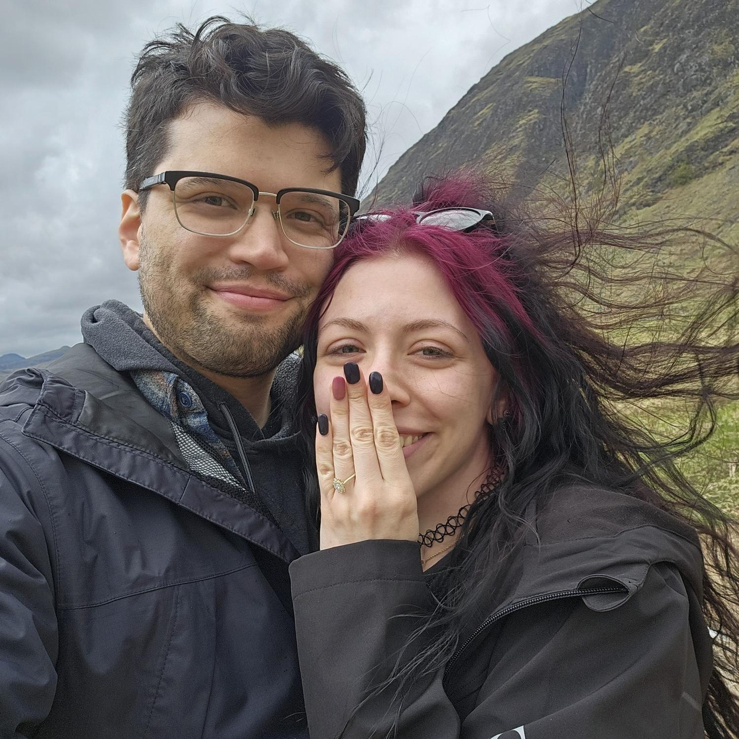 moments after I SAID YESSS to my best friend!!! 💙🥰🥹
