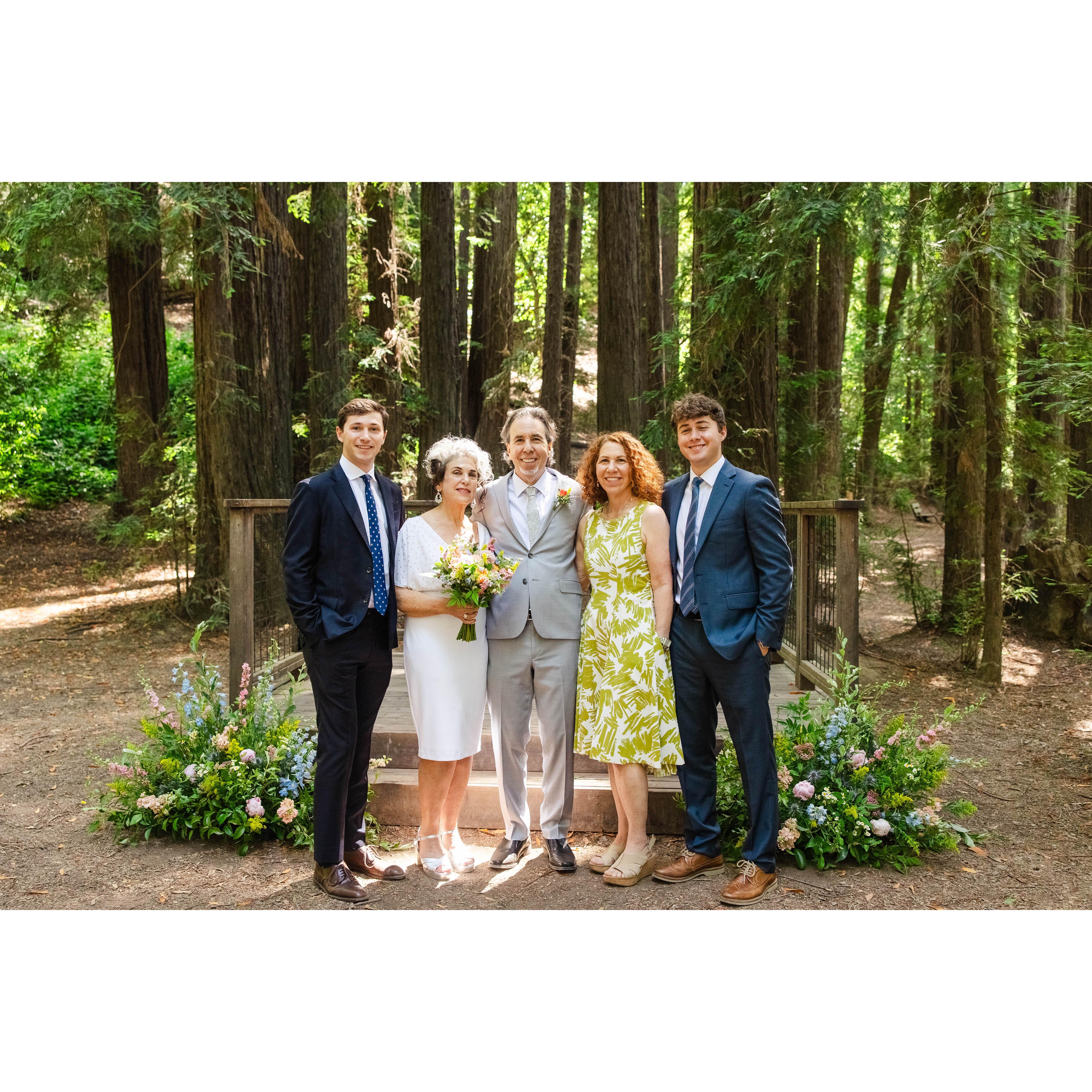 Max, Jill, Jerry, Sharon, and Aidan