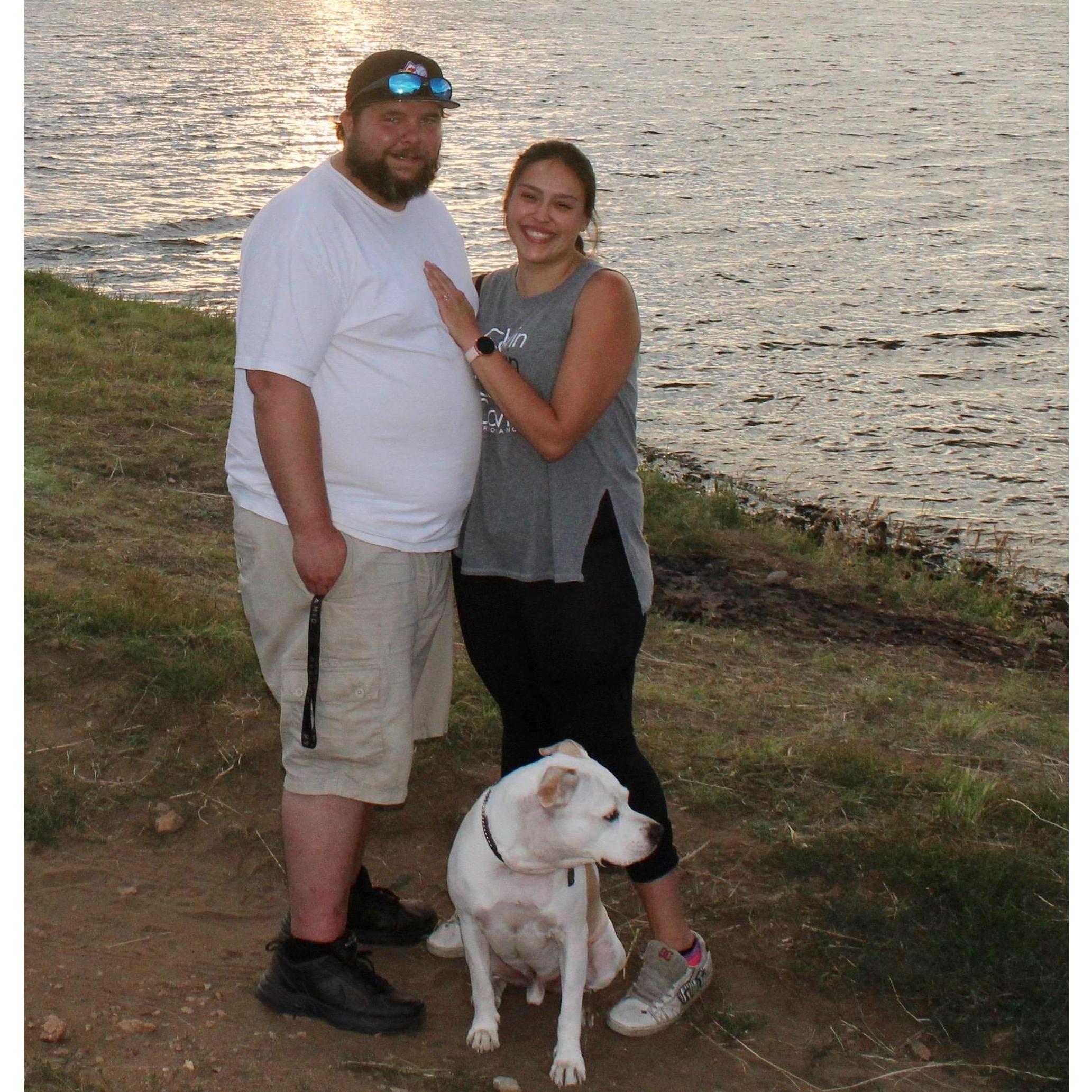 First Picture after we got engaged!