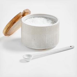 Ena Salt Cellar with Spoon