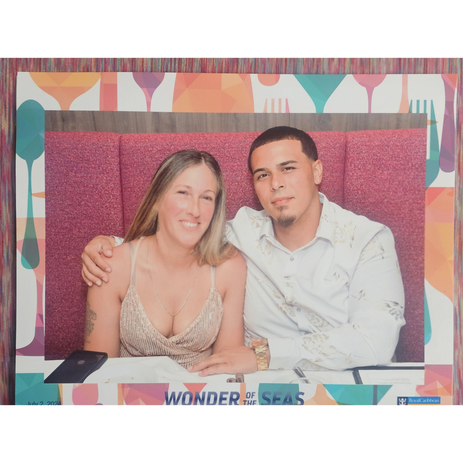 The vacation where Juan popped the question.