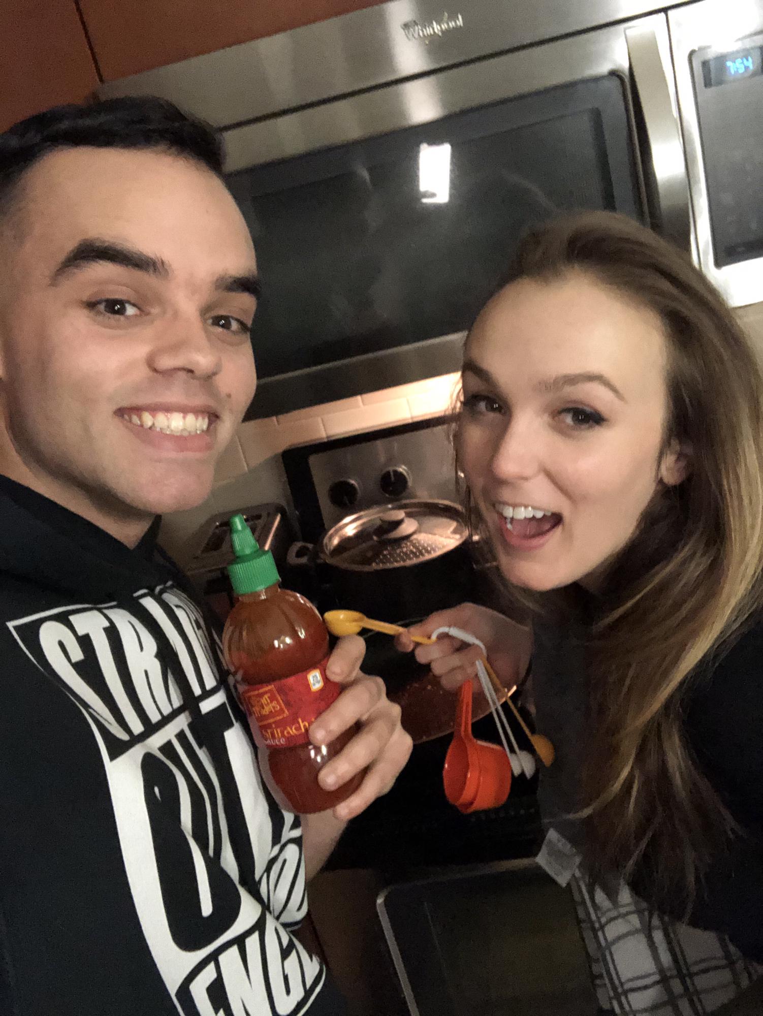 Cooking together with our Snoop Dog cookbook