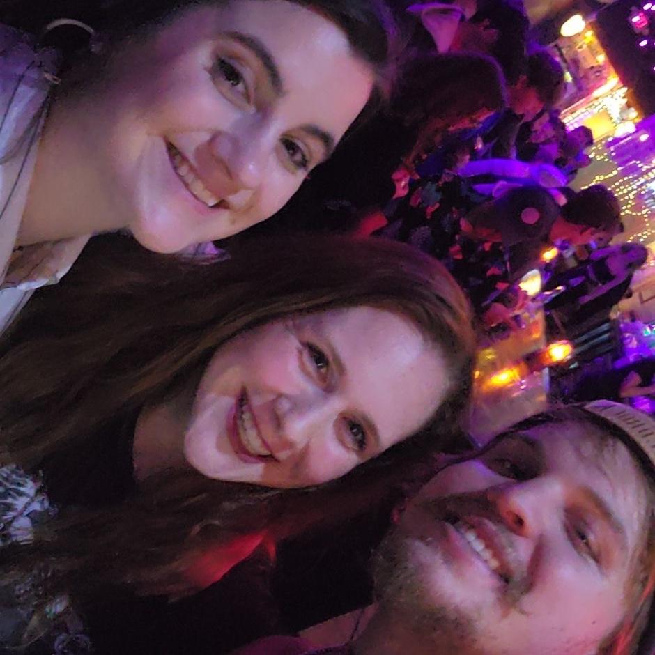 The first photo we have together.  This is the night Zach got Sammy's contact information, and they texted until 6am