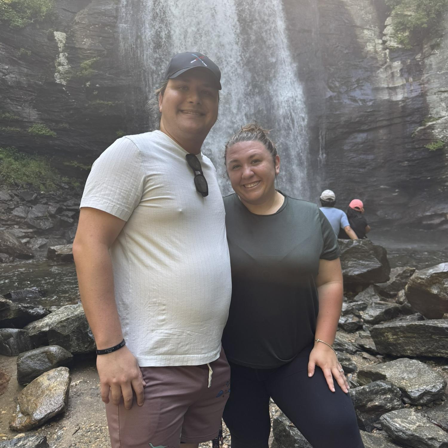 We loved exploring Glass Falls, NC.