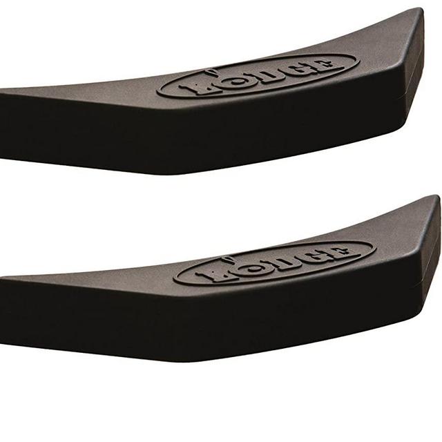 Lodge ASAHH41 Silicone Assist Handle Holder, Black (2-Pack)