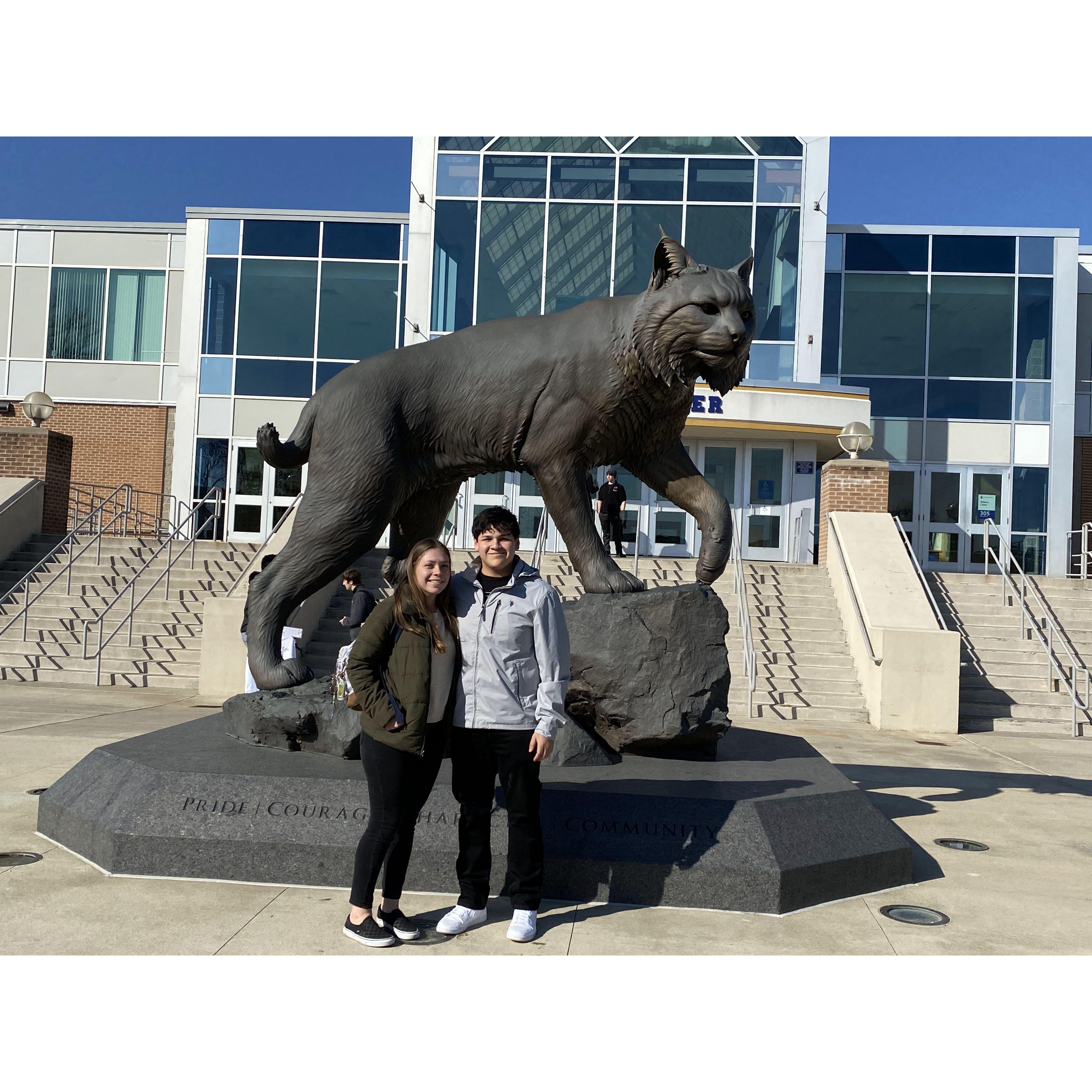 Our first time going to New England to visit Johnson & Wales University, where Hailey ended up attending college