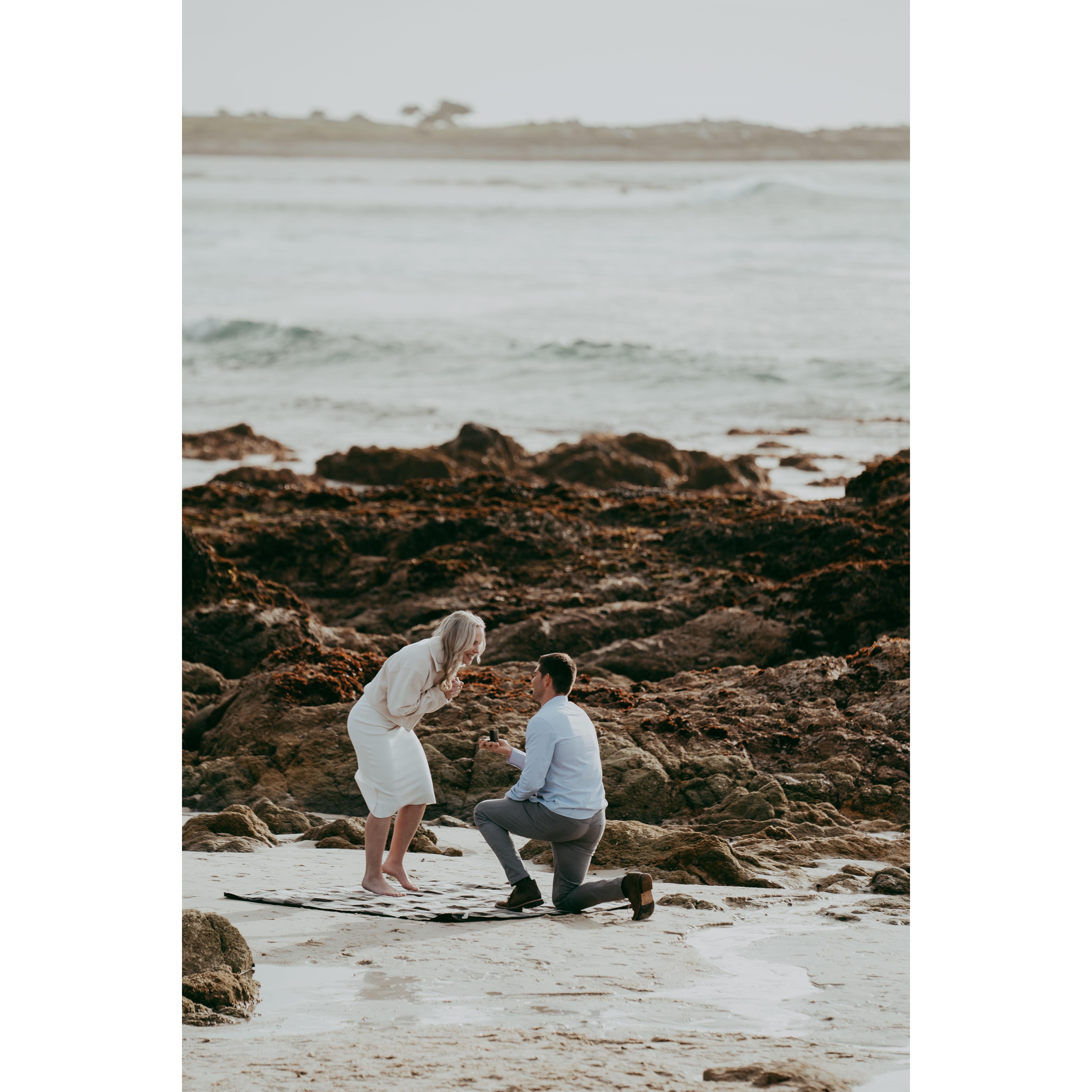 Our 5th anniversary and the moment Nic popped the question!