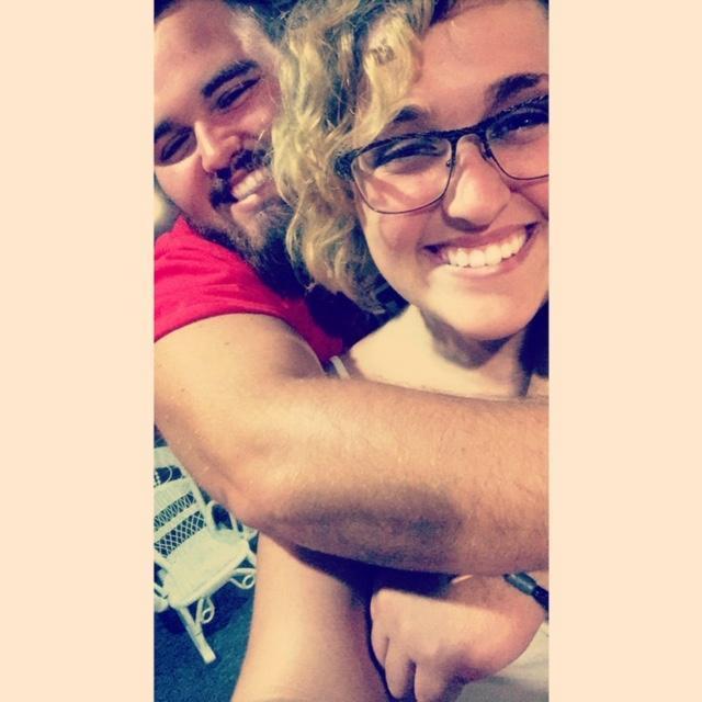 Our very first picture together, the day we started dating. 8/19/17