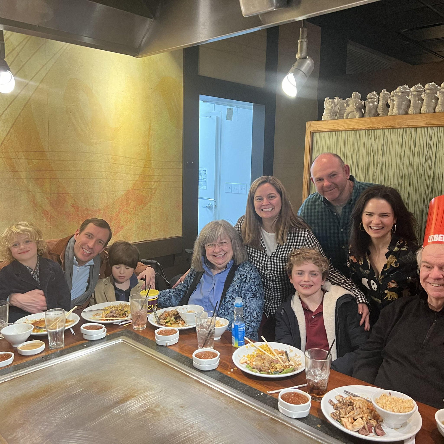 Mark’s 74th bday at Benihana steakhouse!