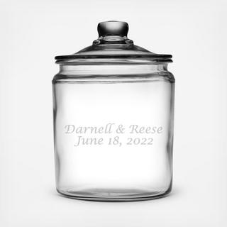 Personalized Half Gallon Jar & Lid