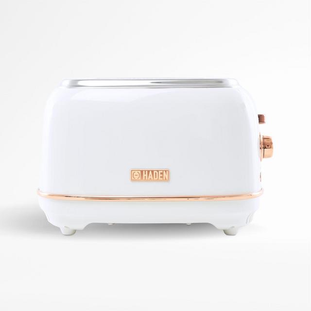 HADEN Heritage Ivory and Copper 2-Slice Toaster