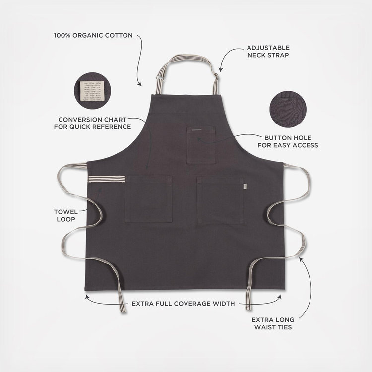KAF Home, Rooted Sustainable Chef's Apron | Zola