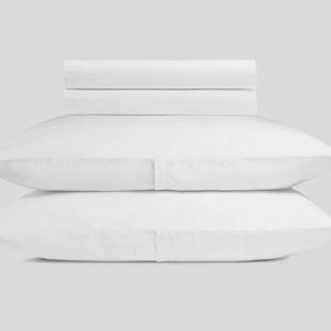 PARACHUTE Brushed Cotton Sheet Set, King, in "White"