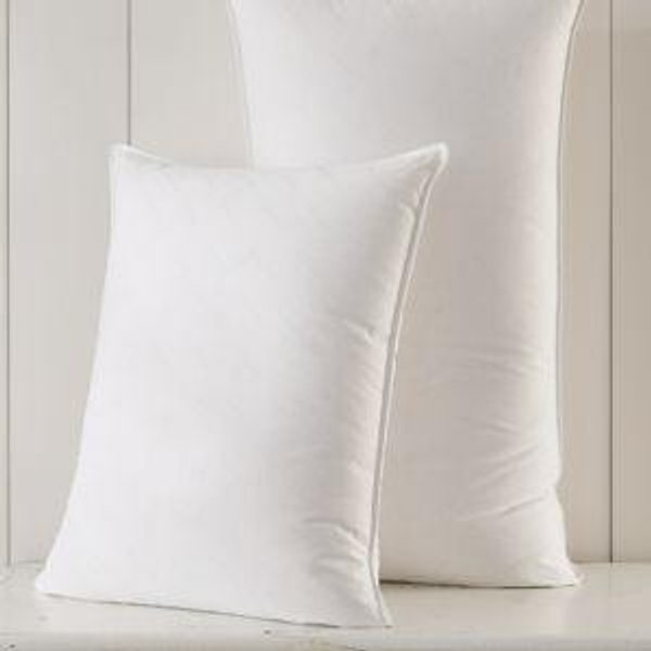 Signature White Down Pillow, Firm