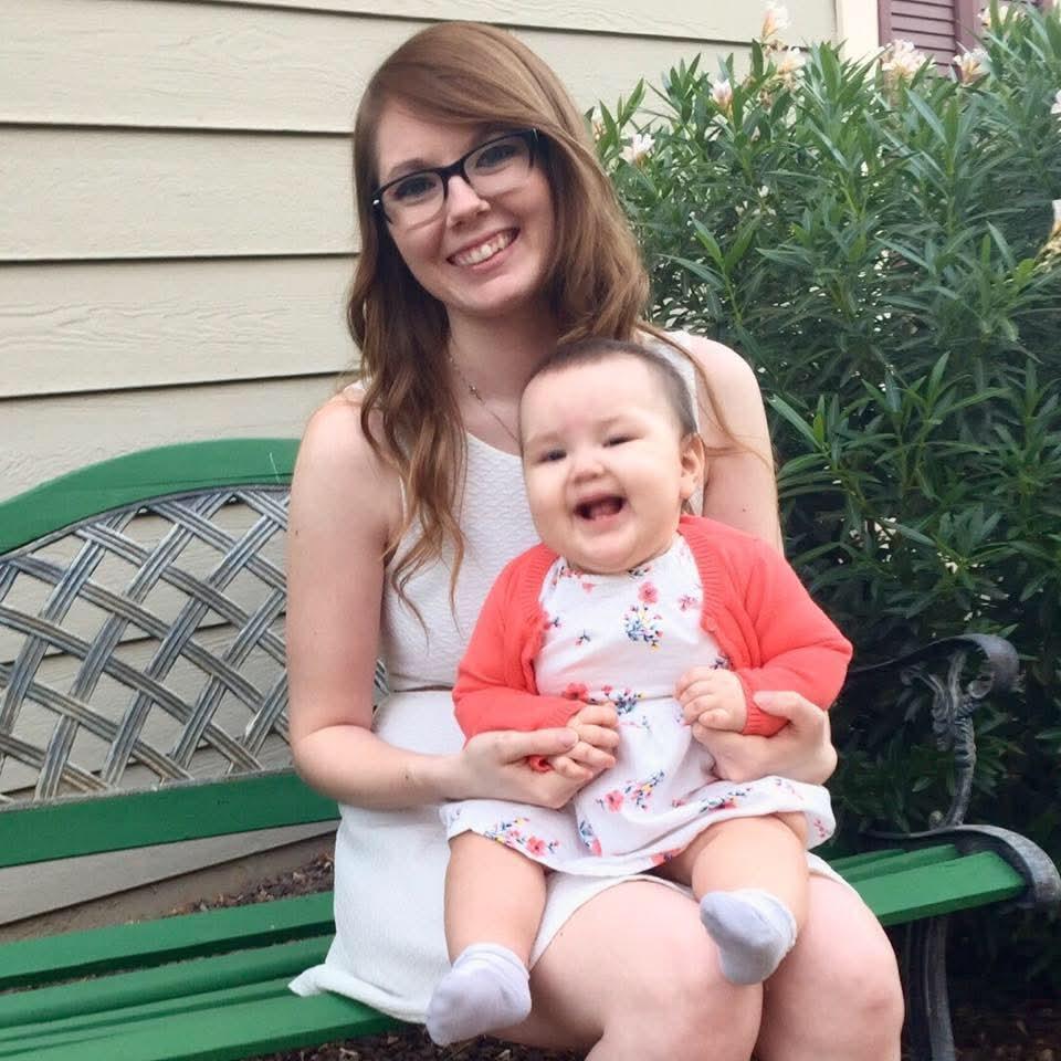 Picture time with Olivia! August 2015.