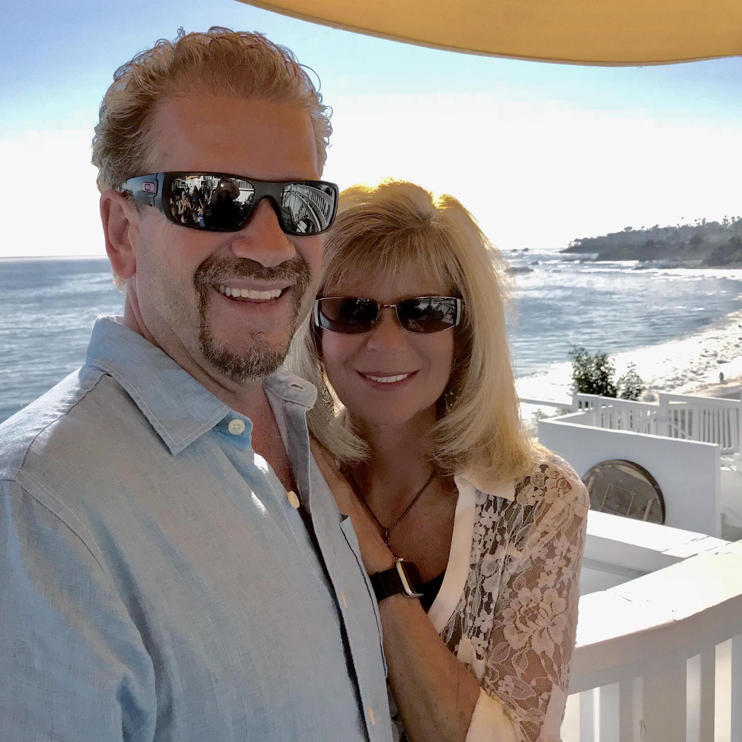 Brunch with a view at The Cliff in Laguna Beach California.