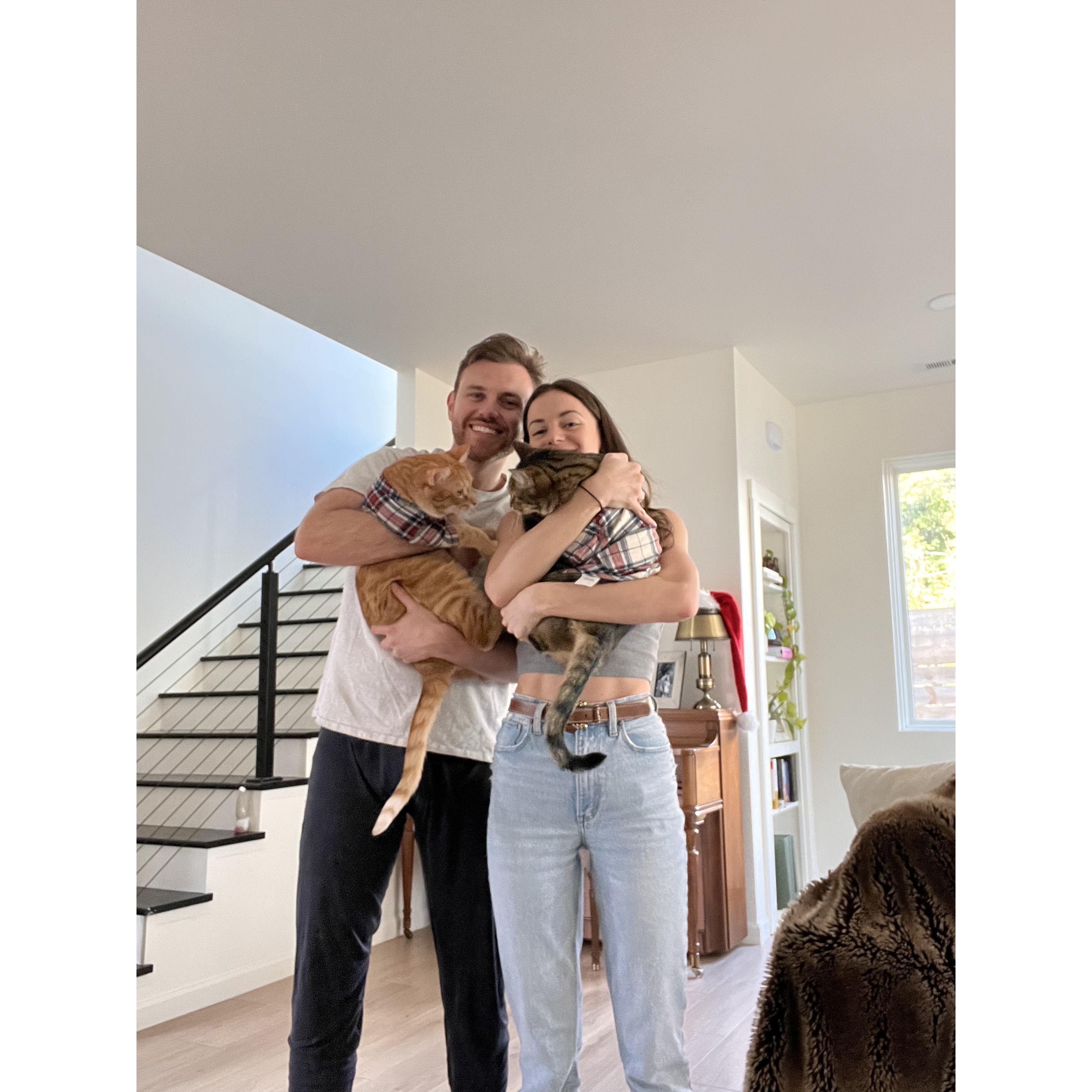Our first family Christmas in our new home!