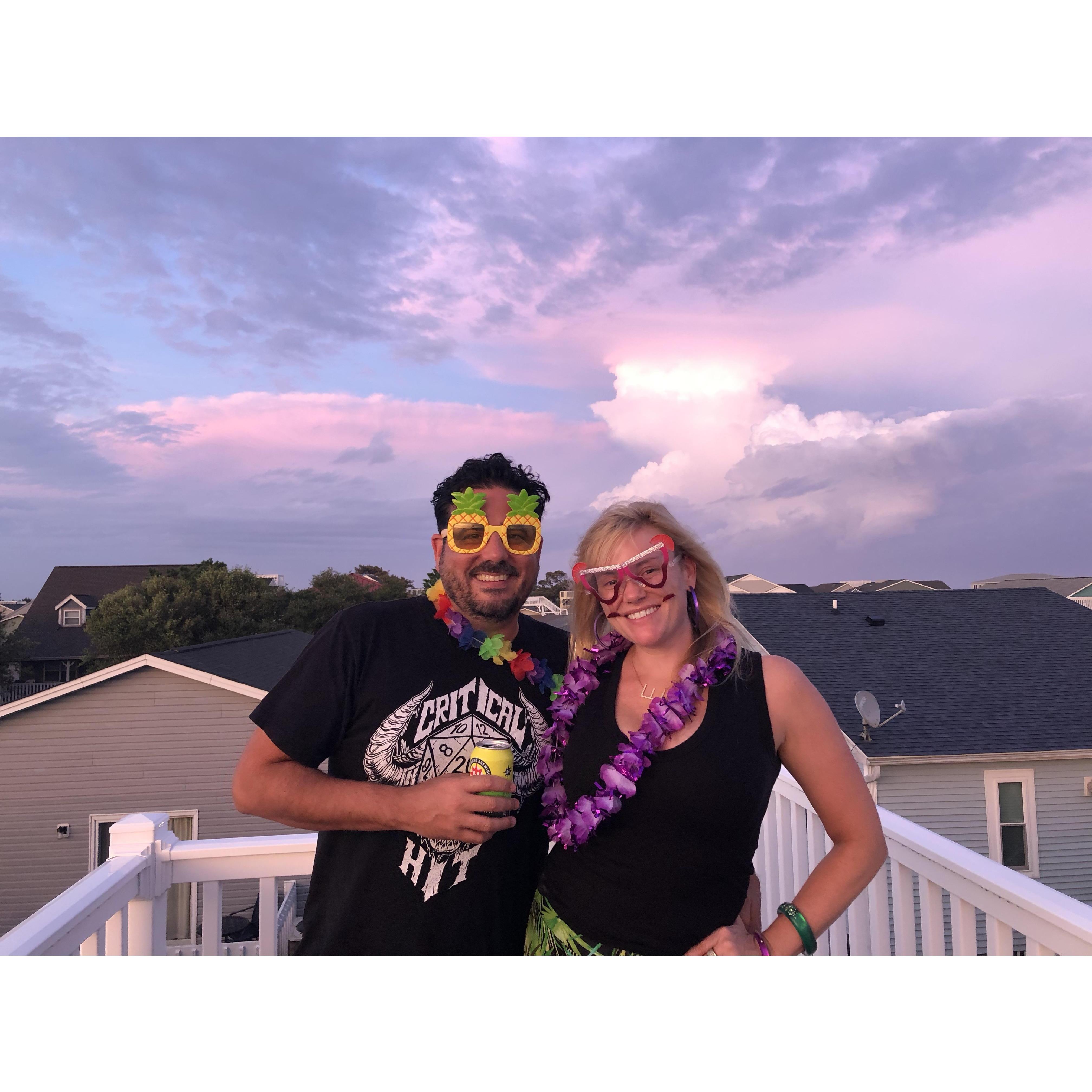 We love Brunswick County beaches especially Ocean Isle and Sunset Beach where we first met and have shared many beautiful memories with friends and family.